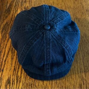 RRL Double Ralph Lauren newsboy hat indigo denim (large) Brand new